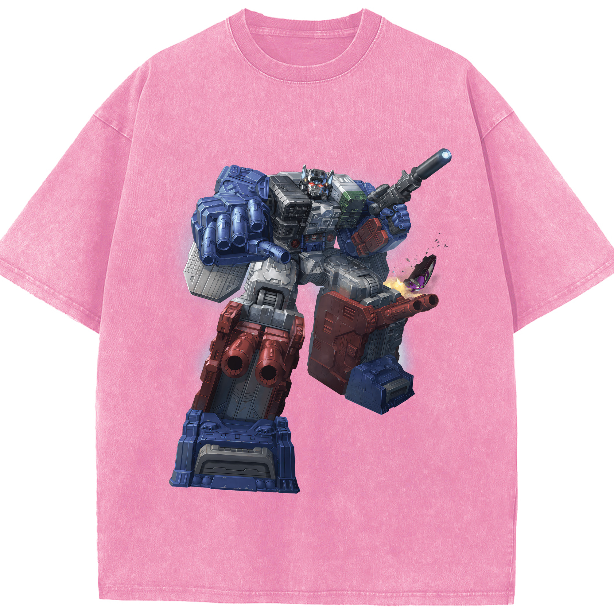 （画像用） Transformers トランスフォーマー 綿100% ヴィンテージ風 半袖Tシャツ（フロントプリント）